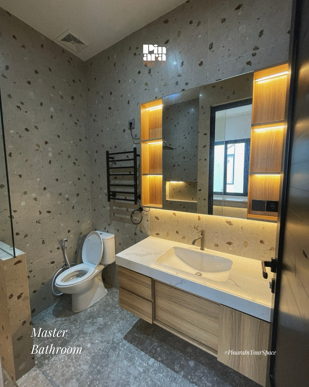Vertical Sanctuary Powder Room view 4