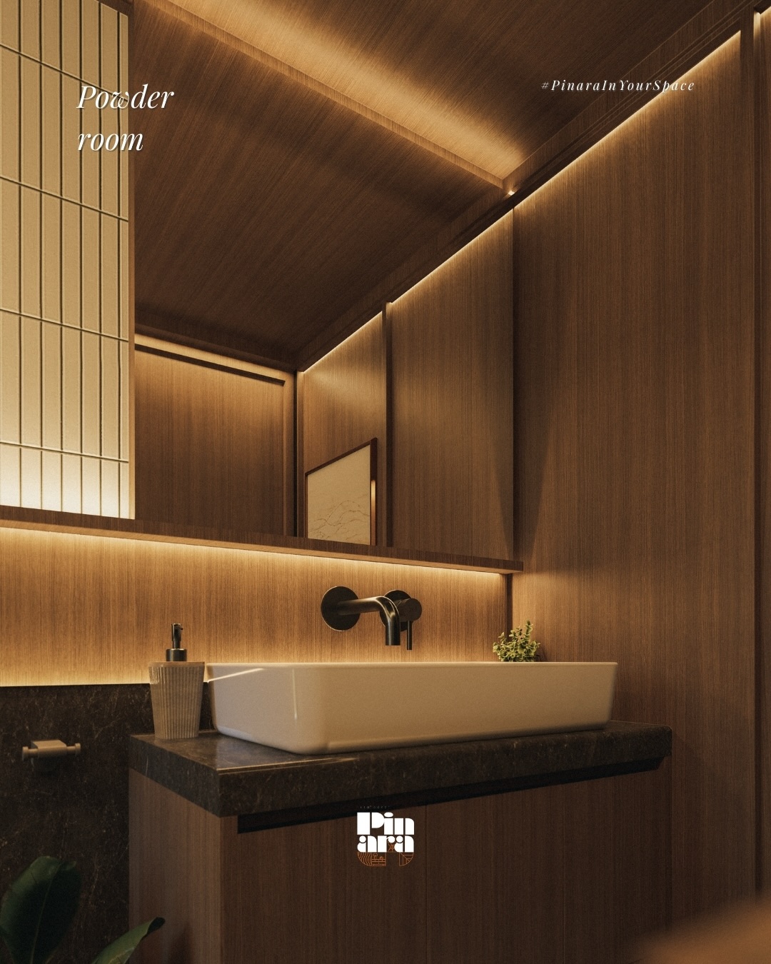 Powder Room Studio Pinara interior